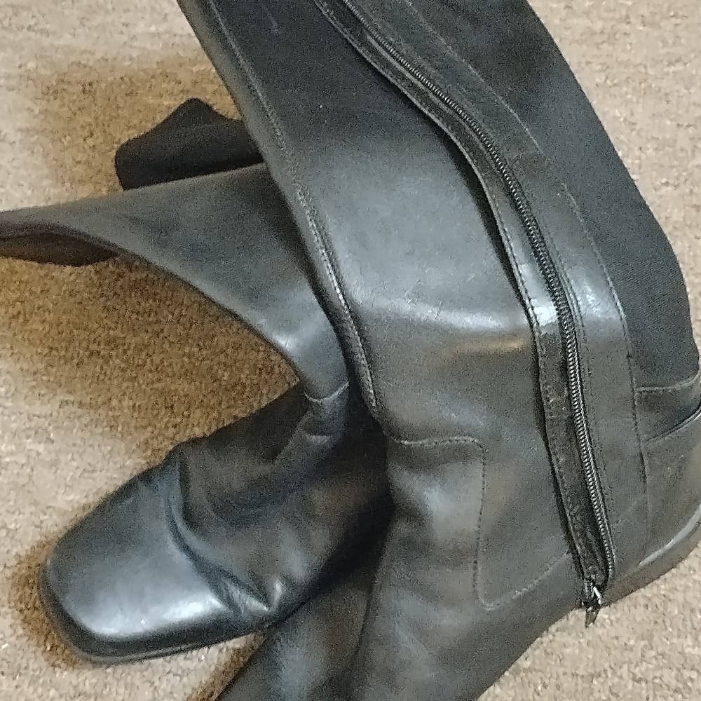 Black boots